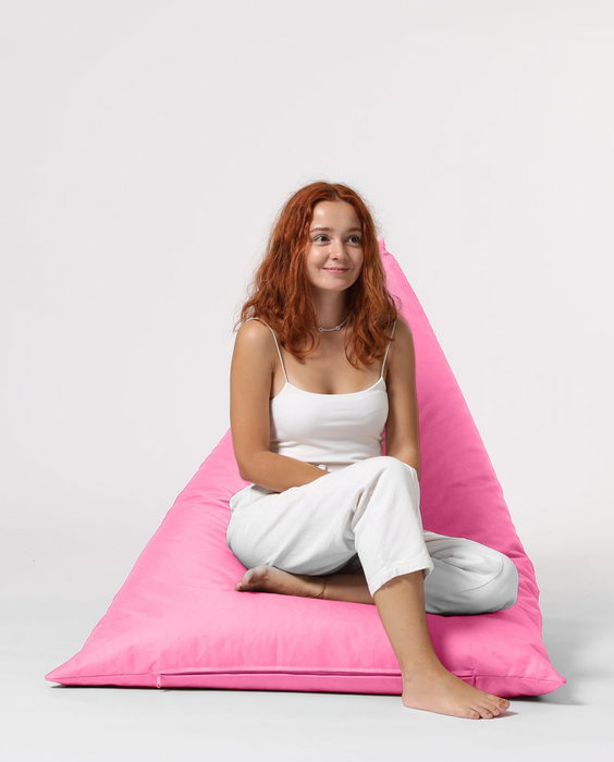 Atelier Del Sofa Pouf Grande Big Bed Rosa Exterior Impermeable Jardin 145x90x35cm